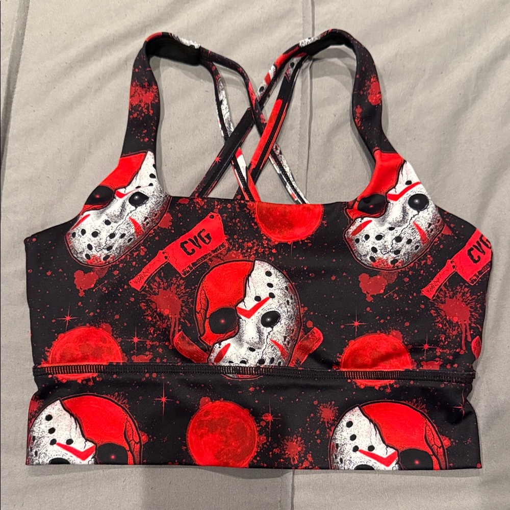 Constantly Varied Gear Red and Black Sports Bra
